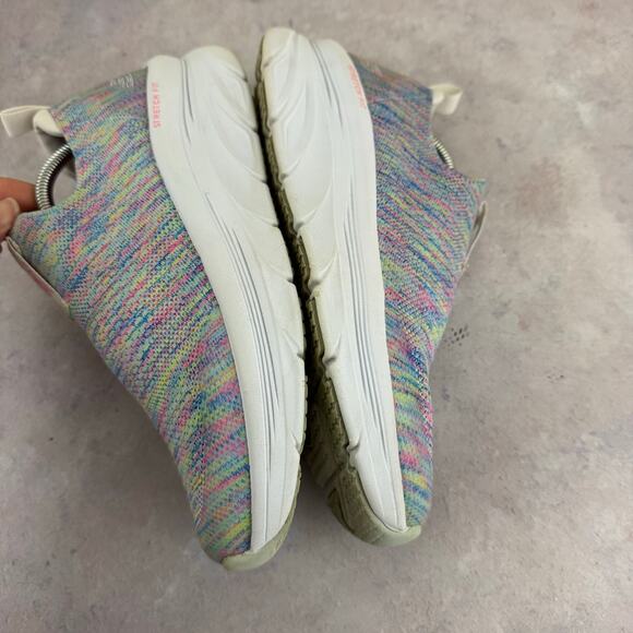 Skechers D'Lux Walker Rainbow Walking Shoes Slip On 149367 Womens Size 8.5 - Picture 9 of 12